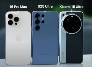 مقایسه سه پرچم‌دار برتر سال 2025: iPhone 16 Pro Max، Galaxy S25 Ultra و Xiaomi 15