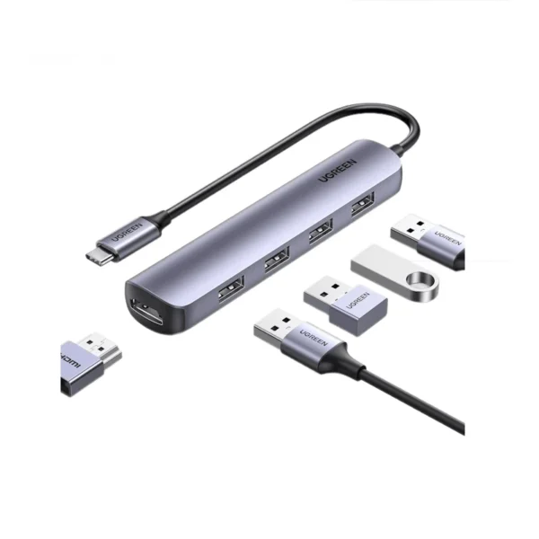 هاب 5 پورت USB-C یوگرین مدل CM417