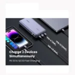 پاور بانک 145 وات سه پورت 25000mAh یوگرین مدل PB205 کد 90597A همراه با کابل USB-C