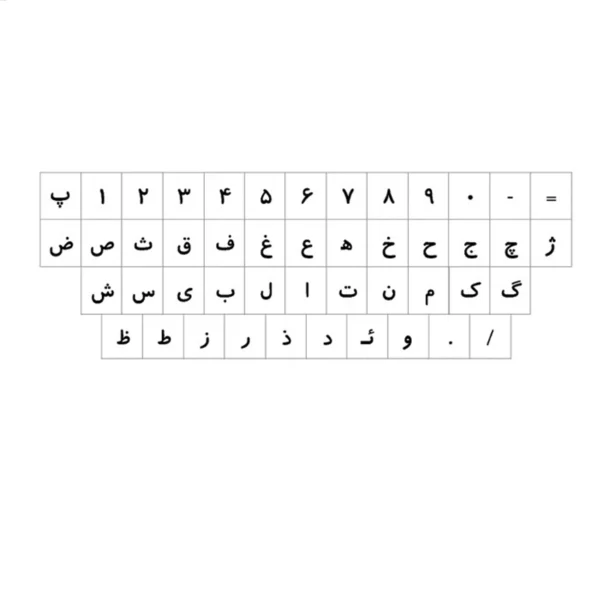 لیبل کیبرد ( شفاف )