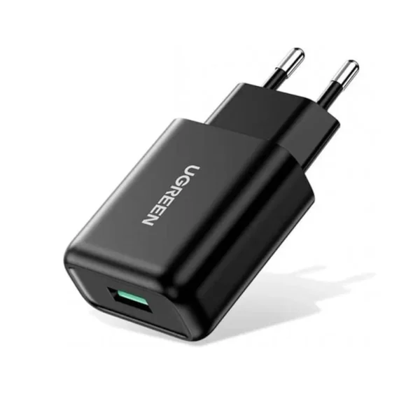 شارژر دیواری ۱۸ وات با پورت USB-A QC 3.0 یوگرین مدل CD122 70273