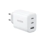 شارژر دیواری ۶۵ وات با دو پورت USB-C و یک پورت USB-A یوگرین مدل CD275
